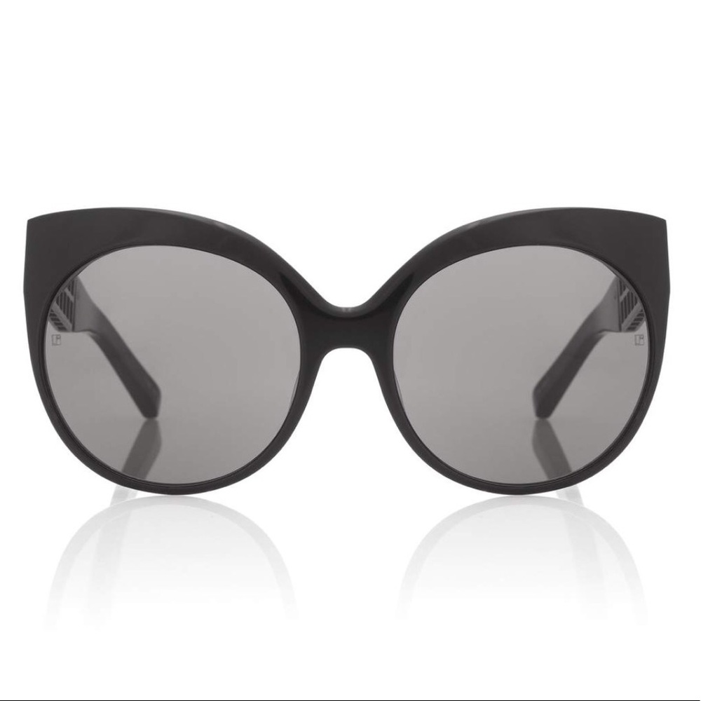 Linda Farrow 388 C2 Mirror Cat-eye Sunglasses